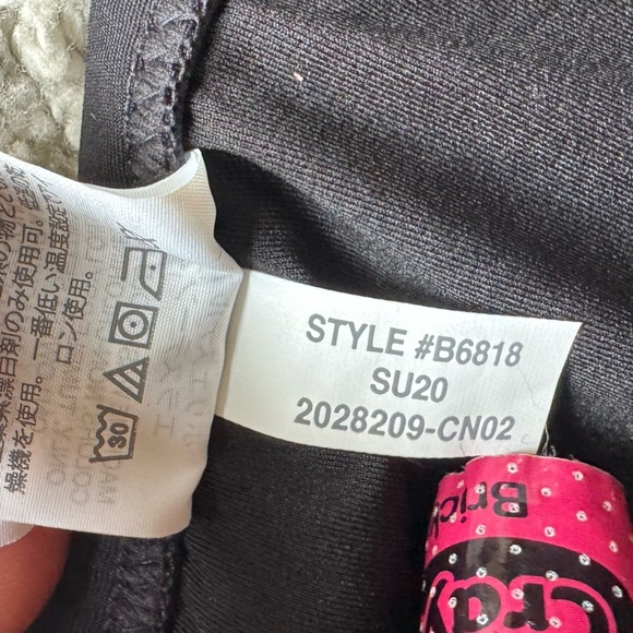 J. Crew One Piece Swimsuit bathing suit Black Ruched Bandeau strapless halter 24 - Picture 9 of 11